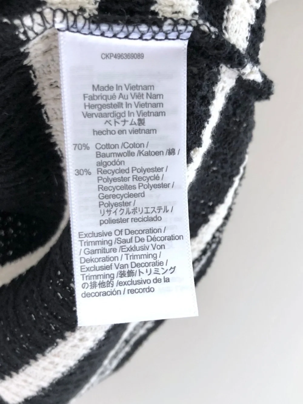 Madewell Crochet-Knit V-Neck Sweater Tee